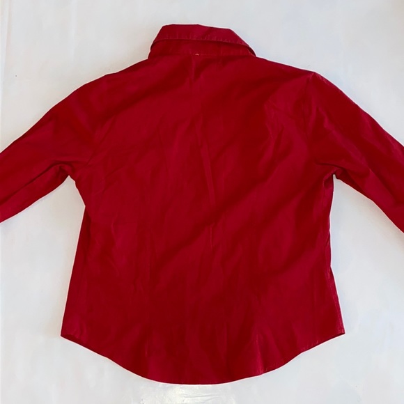 EUC Gorgeous Vivini Women Red Button-Down Shirt - Picture 5 of 5